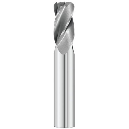 FULLERTON TOOL 4-Flute - 30° Helix - 3200 GP End Mills, RH Spiral, Corner Radius, Standard, 3/8 33713